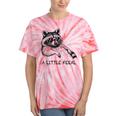 Raccoon Moon Tie-Dye T-Shirt - Fun Unisex Apparel Coral Tie-Dye