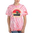 Raccoon Spirit Animal Tie-Dye T-Shirt | Fun for Raccoon Enthusiasts Coral Tie-Dye