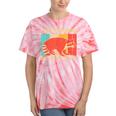 Raccoon Tie-Dye T-Shirt for Introverted Raccoon Lovers | Unisex Coral Tie-Dye