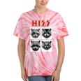 Raccoon Tie-Dye T-Shirt | Rock Concert Fun for All Ages Coral Tie-Dye