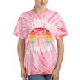 Raccoon Tie-Dye T-Shirts - Vintage Retro | Save the Trash Pandas Coral Tie-Dye