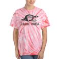 Raccoon & Trash Panda Gray Unisex T-Shirt | Modern Tie-Dye Design Coral Tie-Dye