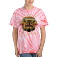 Raccoon Trash Panda Tie-Dye Kids T-Shirt | Fun Animal Design Coral Tie-Dye