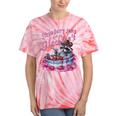 Strawberry Jam Raccoon Tie-Dye T-Shirt | Fun & Casual Coral Tie-Dye