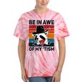 Vintage Tie-Dye Autism Awareness T-Shirt | Raccoon Design Coral Tie-Dye