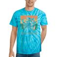Adopt a Cat Tie-Dye T-Shirt | Animal Lovers Apparel | Unique Art Style Turquoise Tie-Dye
