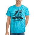 Certified Raccoon Specialist Tie-Dye T-Shirt | Vintage Style Fun Turquoise Tie-Dye