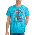 Cowboy Raccoon Tie-Dye T-Shirt - Humorous Western Style Turquoise Tie-Dye