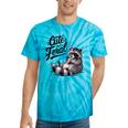 Cute Panda Raccoon Tie-Dye T-Shirt - Fun Unisex Costume Turquoise Tie-Dye