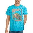 Dream Big Raccoon Tie-Dye T-Shirt - Fun & Whimsical Design Turquoise Tie-Dye