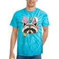 Easter Raccoon Tie-Dye T-Shirt - Fun for Bunny Lovers Turquoise Tie-Dye