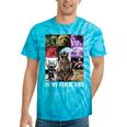 Feral Era Tie-Dye Raccoon Meme T-Shirt | Fun Unisex Tee Turquoise Tie-Dye