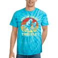 Get In Loser Tie-Dye T-Shirt | Raccoon Opossum Theme | Unisex Fun Wear Turquoise Tie-Dye