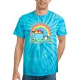 Groovy This Little Light-Of Mine Dumpster Fire Raccoon Tie-Dye T-Shirts Turquoise Tie-Dye