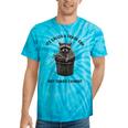 Raccoon Dad Tie-Dye T-Shirt | Fun Father's Day Gift Turquoise Tie-Dye