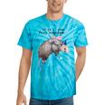 Raccoon Fairy Godpossum Tie-Dye T-Shirt - Quirky Charm Turquoise Tie-Dye