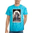 Raccoon Lovers Tarot Tie-Dye T-Shirts - Unisex Casual Magic Turquoise Tie-Dye