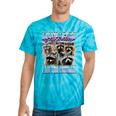 Raccoon Meme Tie-Dye Shirt - Quirky Expression for Casual Wear Turquoise Tie-Dye