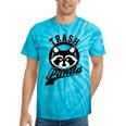 Raccoon Meme Tie-Dye T-Shirt - Cute Trash Panda Theme, Unisex Tee Turquoise Tie-Dye