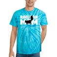Raccoon Mom Tie-Dye T-Shirt - Animal Lover's Casual Tee Turquoise Tie-Dye