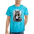 Raccoon Noodle Cup Tie-Dye Unisex T-Shirt | Fun Novelty Wear Turquoise Tie-Dye