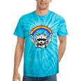 Raccoon Tie-Dye T-Shirt | LGBTQ Pride | Be Gay Do Crime Design Turquoise Tie-Dye