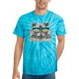 Raccoon Tie-Dye T-Shirt - Retro Sunglasses Design for Animal Lovers Turquoise Tie-Dye