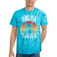 Raccoon Tie-Dye T-Shirts - Vintage Retro | Save the Trash Pandas Turquoise Tie-Dye