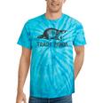 Raccoon & Trash Panda Gray Unisex T-Shirt | Modern Tie-Dye Design Turquoise Tie-Dye