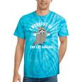 Raccoon Trash Panda | Tie-Dye Gym T-Shirt for Workout Enthusiasts Turquoise Tie-Dye