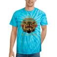 Raccoon Trash Panda Tie-Dye Kids T-Shirt | Fun Animal Design Turquoise Tie-Dye