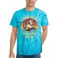 Raccoon Vintage Lovers Tie-Dye T-Shirt | Quirky Animal Charm Turquoise Tie-Dye