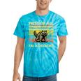Retro Angry Raccoon Tie-Dye Unisex T-Shirt - Fun & Spirited Style Turquoise Tie-Dye