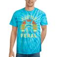 Retro Raccoon Graphic Tee - Family Collection | Tie-Dye Crew Neck Turquoise Tie-Dye