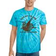 Sarcastic Raccoon Tie-Dye T-Shirt - Not My Trash Theme for Casual Fun Turquoise Tie-Dye