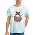 Adopt a Cat Team | Tie-Dye T-Shirt | Raccoon & Opossum Design Mint Tie-Dye