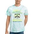 Always Be a Raccoon Tie-Dye T-Shirt | Fun Unisex Tee for Casual Days Mint Tie-Dye