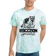 Certified Raccoon Specialist Tie-Dye T-Shirt | Vintage Style Fun Mint Tie-Dye