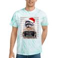 Dear Santa Raccoon Tie-Dye T-Shirt - Festive Christmas Fun Mint Tie-Dye
