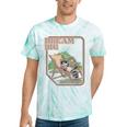 Dream Big Raccoon Tie-Dye T-Shirt - Fun & Whimsical Design Mint Tie-Dye