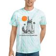 Everyday Is Trash Day Retro 90s Sunset Raccoon Trash Panda Tie-Dye T-Shirts Mint Tie-Dye