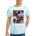 Feral Era Tie-Dye Raccoon Meme T-Shirt | Fun Unisex Tee Mint Tie-Dye