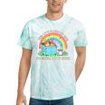Groovy This Little Light-Of Mine Dumpster Fire Raccoon Tie-Dye T-Shirts Mint Tie-Dye