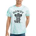 Howdy Cowboy Raccoon Tie-Dye T-Shirt - Unisex Animal Theme Mint Tie-Dye