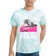 Get In Loser We’Re Going Feral Raccoon Opossum Meme Tie-Dye T-Shirts Mint Tie-Dye