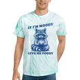 Moody Raccoon Tie-Dye Unisex T-Shirt | Fun Trash Panda Meme Mint Tie-Dye