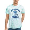 Raccoon Cowboy Meme Tie-Dye T-Shirt | Fun Unisex Tee Mint Tie-Dye