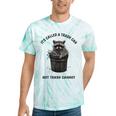 Raccoon Dad Tie-Dye T-Shirt | Fun Father's Day Gift Mint Tie-Dye