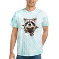 Raccoon Lover Tie-Dye T-Shirt | Gift for Raccoon Mom & Dad Mint Tie-Dye