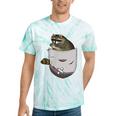 Raccoon Lover Tie-Dye T-Shirt | Quirky Animal Pocket Design Mint Tie-Dye